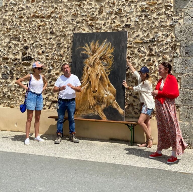 Une superbe toile d’Aeriôn à gagner en faveur de la Tanière