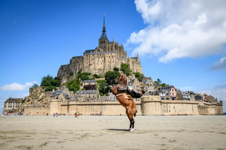 Le Cadre noir au Mont Saint-Michel