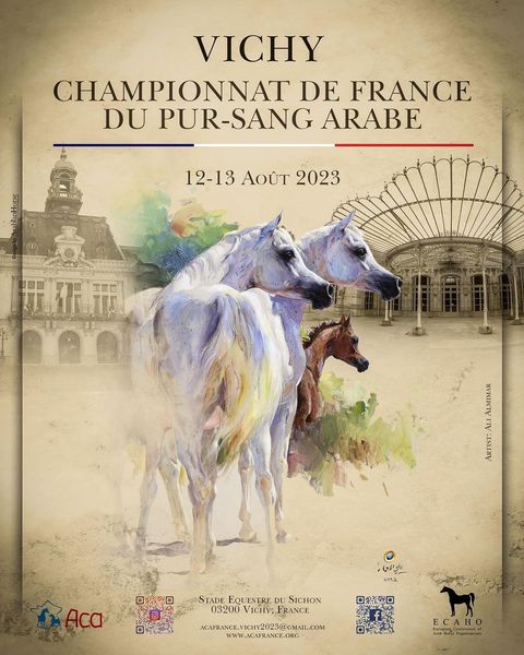 Organisé par l’ACA (Association Française du Cheval Arabe pur-sang et demi-sang)  le festival du Cheval Arabe se tiendra comme chaque année au stade Equestre du Sichon à Vichy les 12 et 13 août prochain. Situé à deux pas du centre-ville, le Stade Équestre a pour particularité d’être l’un des plus mythique site dans la filière équine en France. Il dispose d'une magnifique tribune réalisée par Gustave Eiffel. 196 chevaux sont inscrits pour cette manifestation incontournable