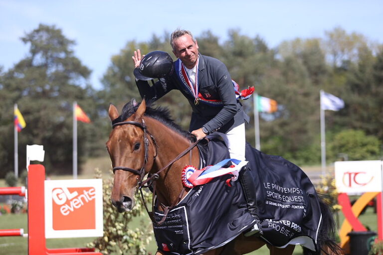 Premier titre national pour Julien Epaillard dans le championnat de France Pro Elite de saut d’obstacles 